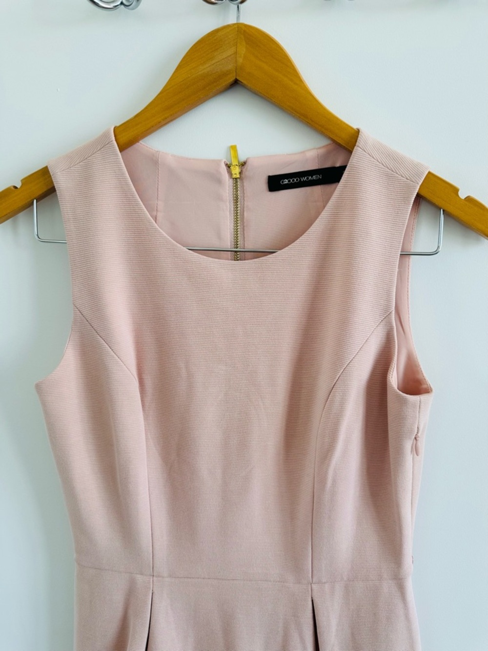 Wear once G2000 Sleeveless Pale Pink Fit-and-Flare Dress - Picture 4 of 4
